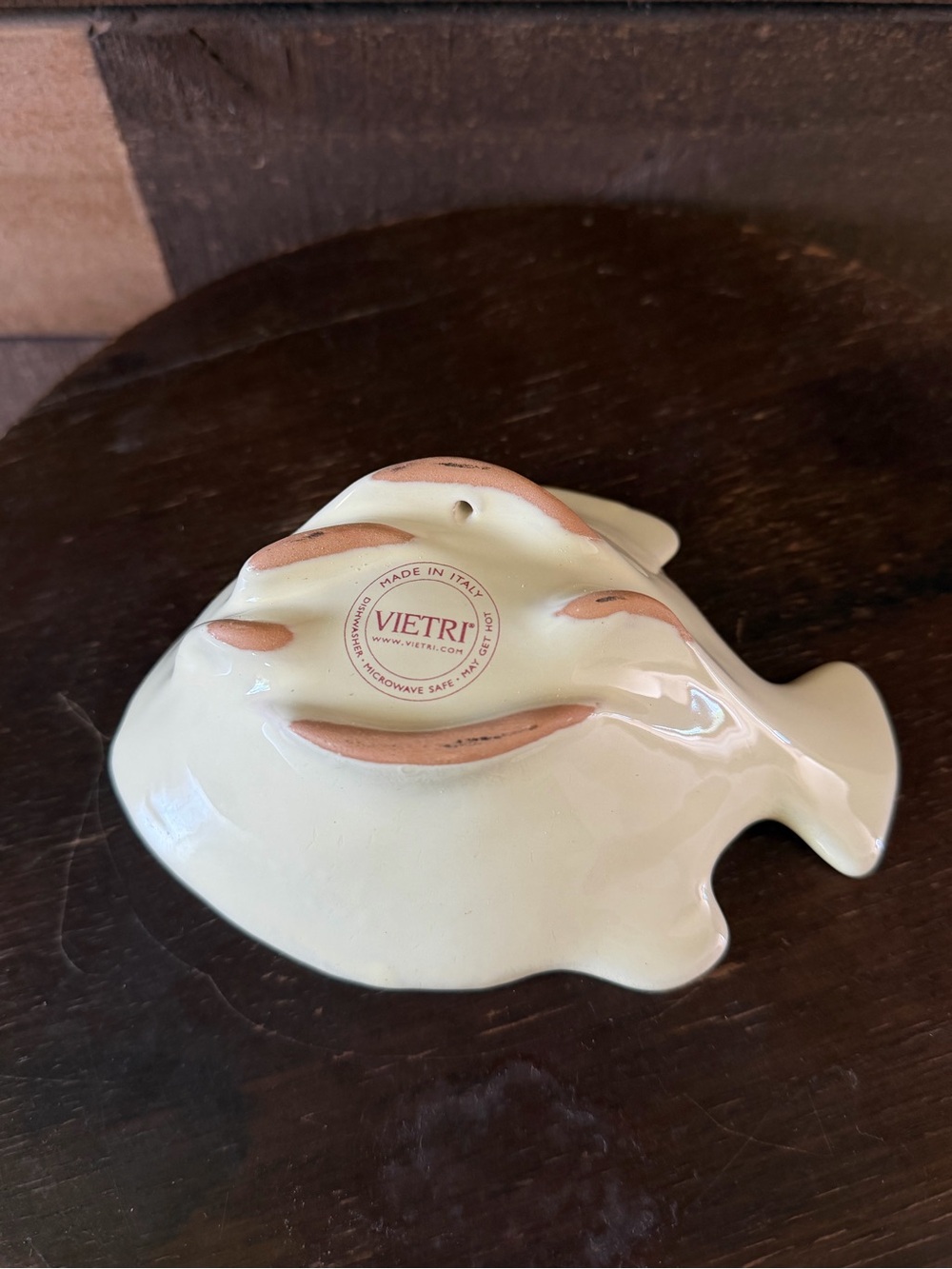Vietri Italian Pottery Fish Trinket Dish Coastal Beach Decor Catchall Bowl - Picture 9 of 10